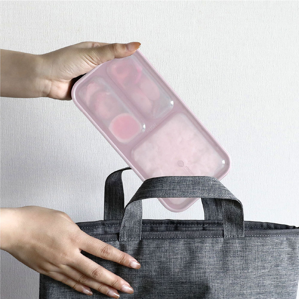 CB Japan 時尚巴黎系列抗菌纖細餐盒400ml 淺粉